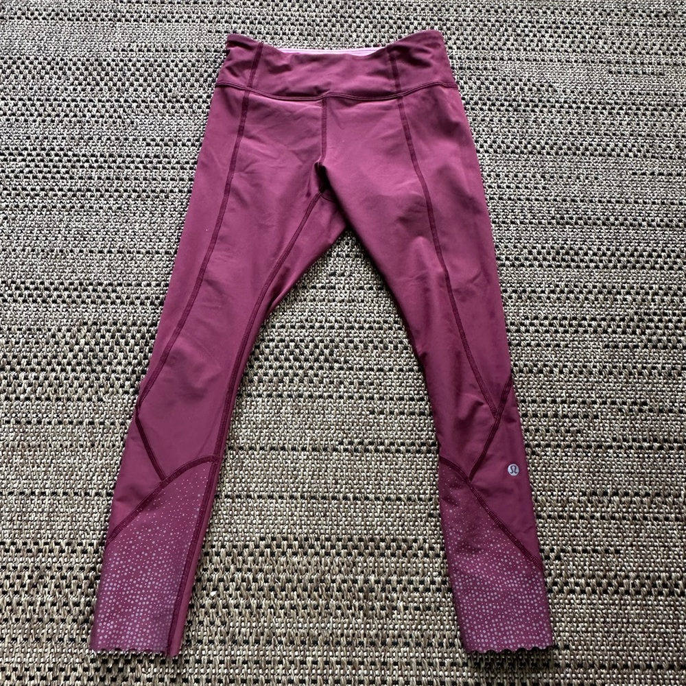 Lululemon crop running leggings